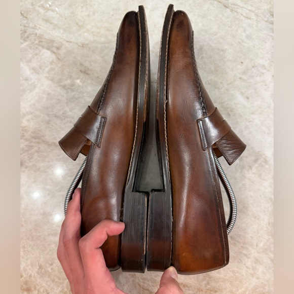 MEZLAN Brown Leather Men's Loafers - Picture 7 of 7